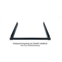 Schwerlastauszug BL-1705819-1500mm mit Verriegelung schwarz